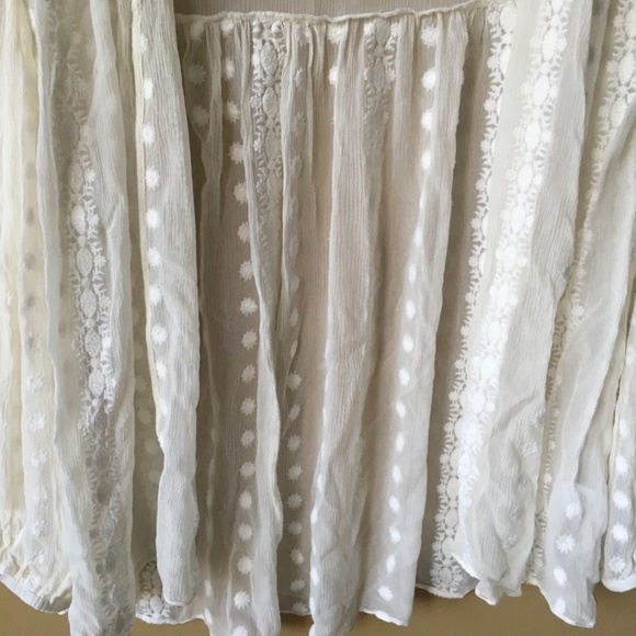 Silk Georgette Embroidered Wrap Top - Picture 5 of 7